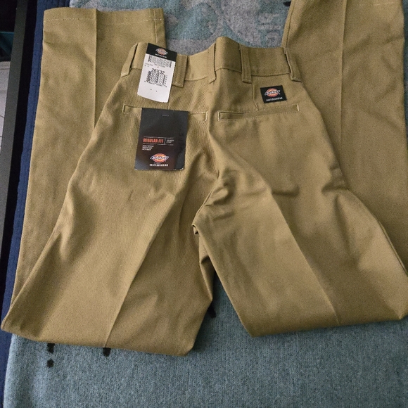 Dickies Skateboarding boys 26 x 32 Regular Fit Brown NWT Center Crease 112024 - Picture 8 of 9